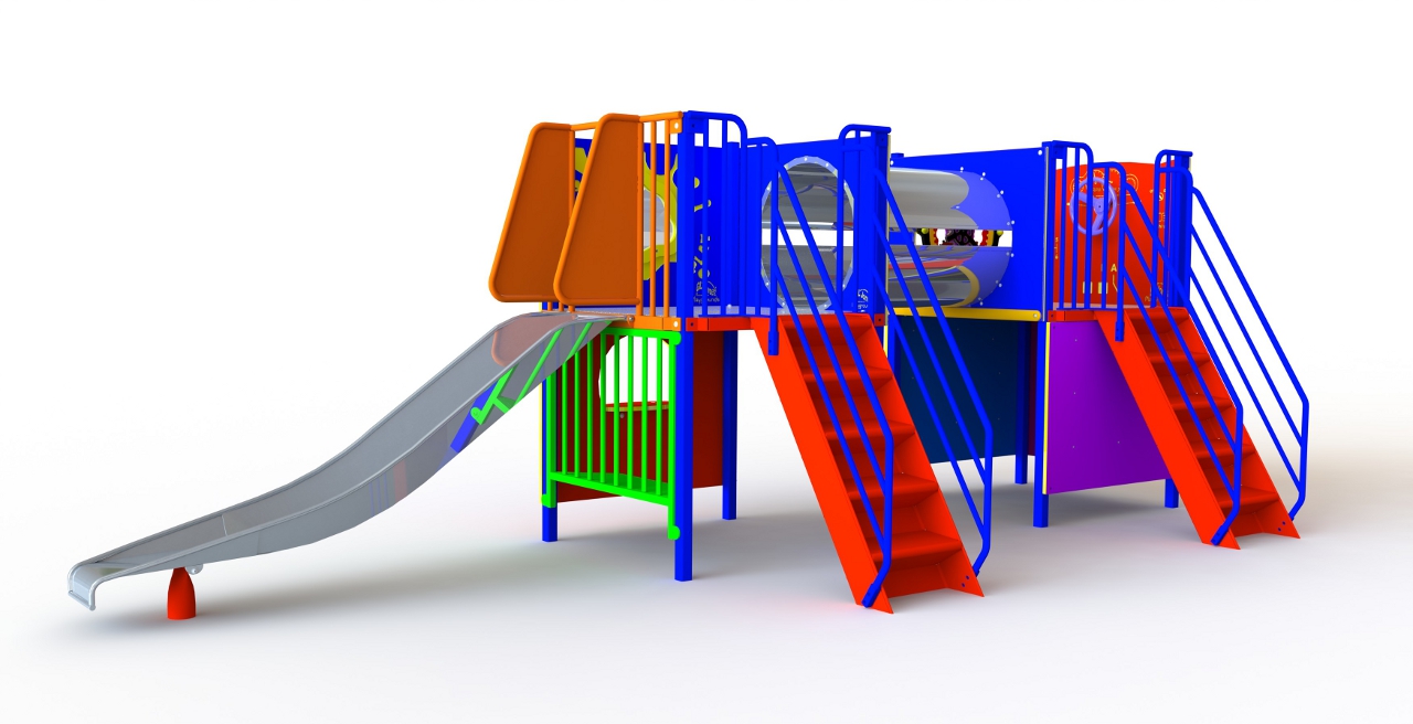 GL Jones Playgrounds - Exhall Unit - Inclusive Play Unit