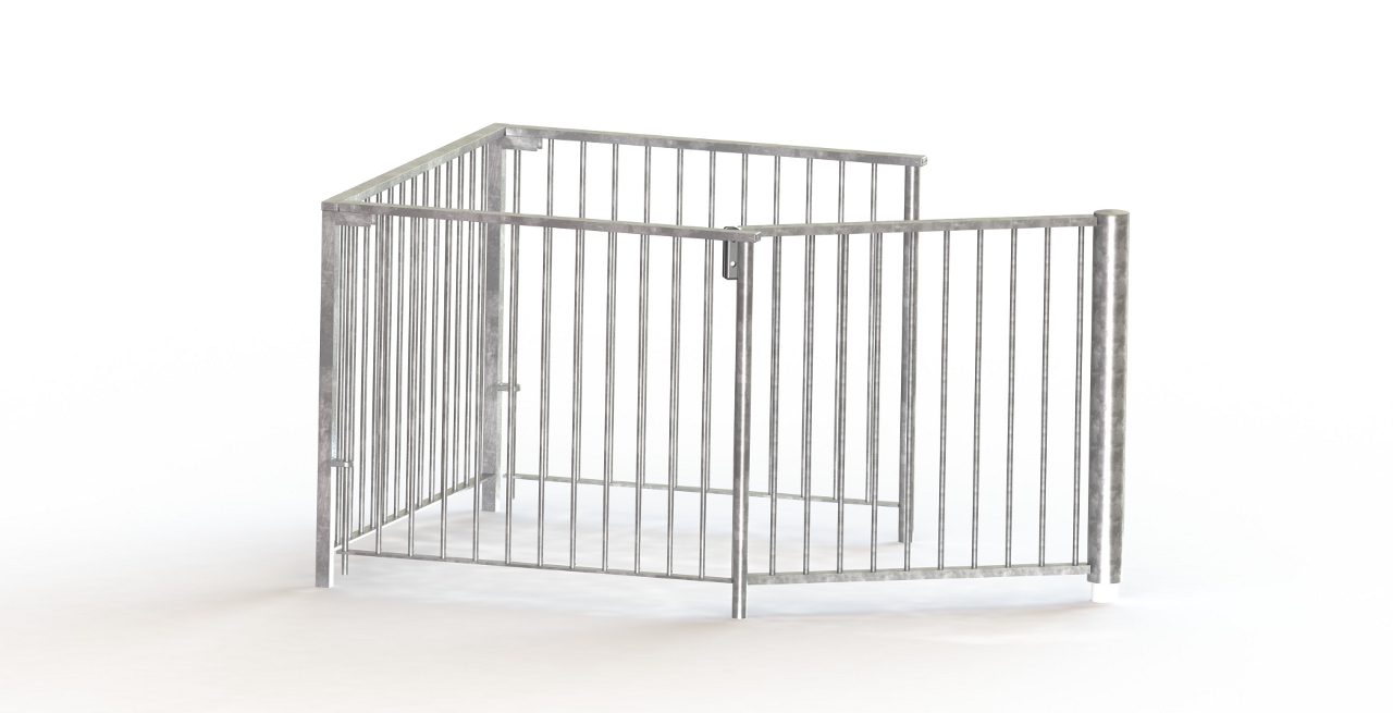 GL Jones Playgrounds - 2.2m Wide Hingeless Self Closing Kissing Gate
