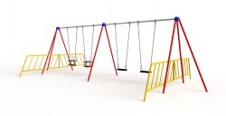 a004_014_2.4m_swing_2_flat_2_cradle_2_guards_front